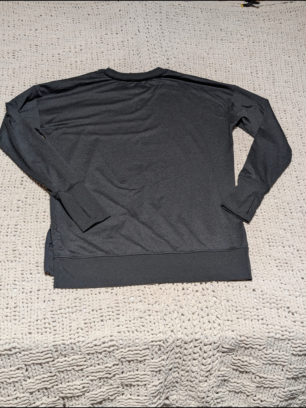358 - Bench Charcoal Grey Oversized Crewneck Sweatshirt - Picture 6 of 7